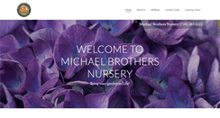 Desktop Screenshot of michaelbrothersnursery.com